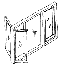 sound control - Diagram of double window
