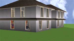 Exterior perspective using Punch software.