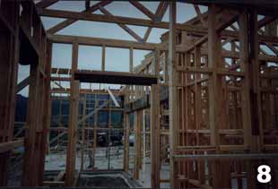 8) 9) 10) and 11) Framing, Roof and Decorative Elements
